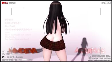 Throbbing Shemale Goddess AquiaNasMMD's Futa Shoot Pumps with Cum!