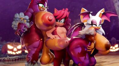 Monstrous Futanari Sandwich Slam