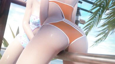 Bangin' Bikini Babes: Tracer and Diva Lay It All Out on the Sandy Shore