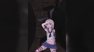 Shimakaze's Naked Suicide Orgy [NSFW MMD]