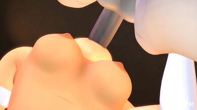 Ravenous Starfire and Naughty Nixorisfm in a Lewd Blowjob Session