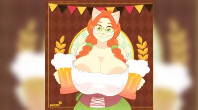 Sexy Kat's Wet & Wild Oktoberfest Adventure in 4K [Galacticmichi]