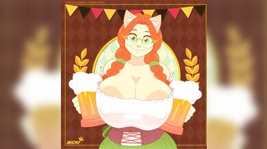Sexy Kat's Wet & Wild Oktoberfest Adventure in 4K [Galacticmichi]