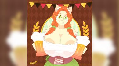 Sexy Kat's Wet & Wild Oktoberfest Adventure in 4K [Galacticmichi]