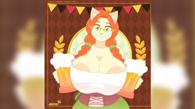 Sexy Kat's Wet & Wild Oktoberfest Adventure in 4K [Galacticmichi]