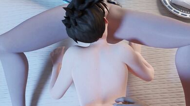 Sexy Superheroines Tracer and Nova Get It On with Darellak!