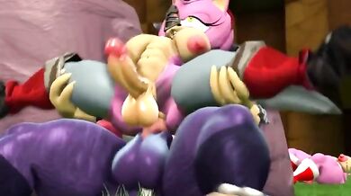 Busty Bitch Takes It All While Giving a Blowjob [blackchaos64]
