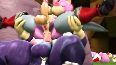 Busty Bitch Takes It All While Giving a Blowjob [blackchaos64]