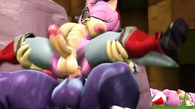 Busty Bitch Takes It All While Giving a Blowjob [blackchaos64]