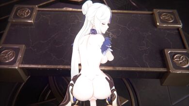 Sensual Moments with Shirakami: A Ningguang Hentai Experience