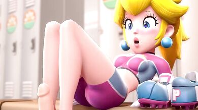 Peach's Foot Jobbed Clothed Fetish