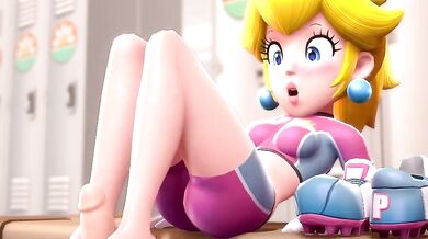 Peach's Foot Jobbed Clothed Fetish