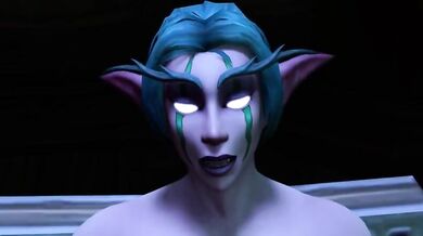 Trap Elf Gobbles Up Night Elf Futa