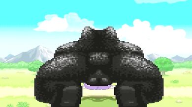 A Giant Bear Fucks a Pregnant Mienshao in MUGEN