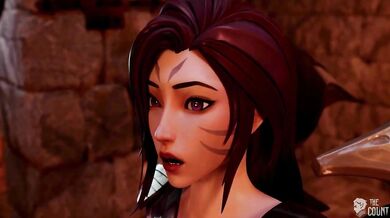 Japanese Anime Slut Gets Double-Teamed by Two Superheroes in 3D XXX Action!