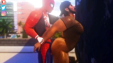 Spiderman's Giant Cock Saves the Day!