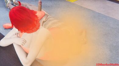 Face-Fucking an Anime Babe with a Big Nose [The Demon of Lust]