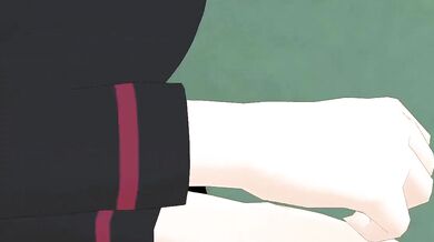 Bouncy Busty Bombshell Boinks and Jerks Off Nonstop in BitmanMMD's 'Big Tits Maho Nishizumi, Dance & Continuous Masturbation'