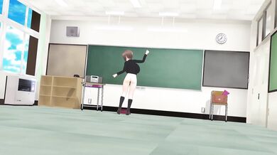 Bouncy Busty Bombshell Boinks and Jerks Off Nonstop in BitmanMMD's 'Big Tits Maho Nishizumi, Dance & Continuous Masturbation'