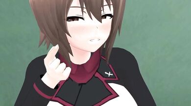 Bouncy Busty Bombshell Boinks and Jerks Off Nonstop in BitmanMMD's 'Big Tits Maho Nishizumi, Dance & Continuous Masturbation'