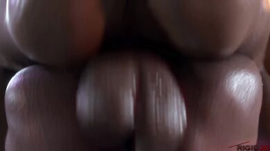 [Fart Alert] Claire and Ada Shemale Doggie Style
