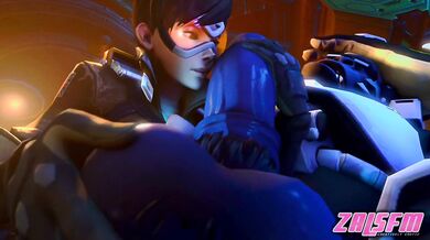 Tracer's Solitary Adventure With Winston: A Salacious Encounter