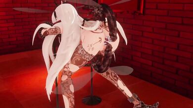 Haku receives rough insect sex in the dungeon