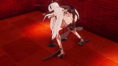 Haku receives rough insect sex in the dungeon