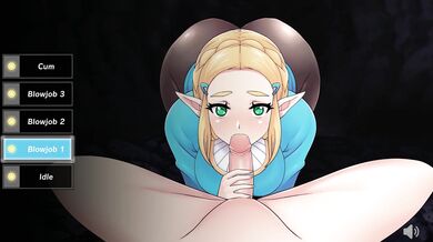 Jizz on Zelda's Nipples while Fucking Her From Behind: Spirit Orbs Babusgames Style!