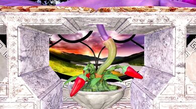 Dickgirl gets a blowjob from a sentient plant named Azantar