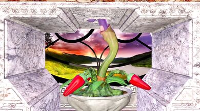 Dickgirl gets a blowjob from a sentient plant named Azantar