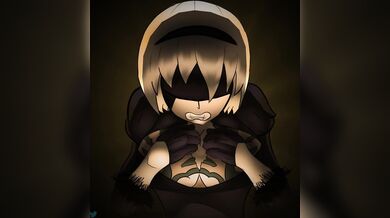 2B's massive titties unleashed