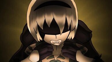 2B's massive titties unleashed