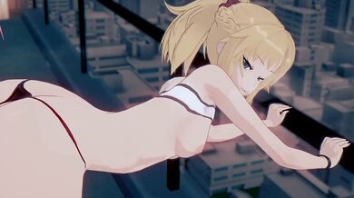 Sizzling Hot Threesome With Mordred, Astolfo, and Fans