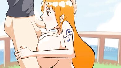 Nami Sucks It Up in 'One Piece' Blowjob Scene