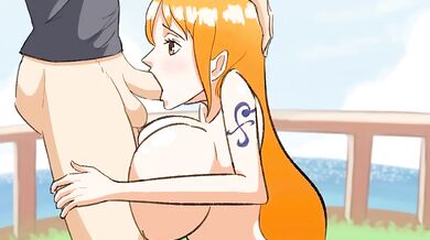 Nami Sucks It Up in 'One Piece' Blowjob Scene