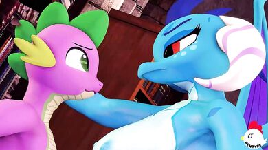 Spike's Hardened Shaft Violates Princess Amber's Virgin Pussy in 'Hentype'