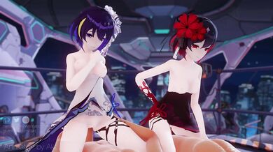 Akt's Hot Foursome with Seele and Veliona