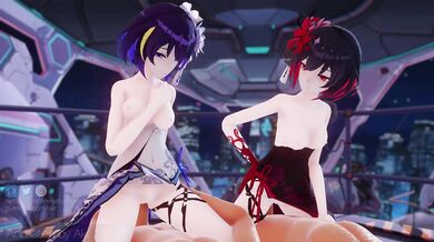 Akt's Hot Foursome with Seele and Veliona