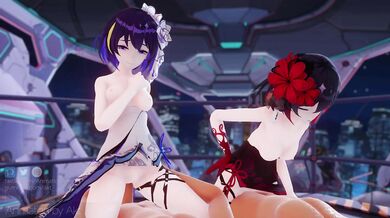 Akt's Hot Foursome with Seele and Veliona