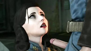 Lord Aardvark's Reward: Elizabeth Sucks His Dick After Unlocking the Treasure Chest with Her Tongue