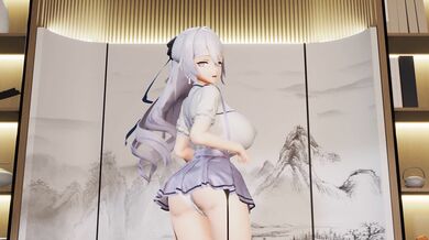 Lonely She-Wolf Bronya Seduces with Her Naughty Moves in 'YoshiroMMD's' Erotic Animation