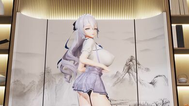 Lonely She-Wolf Bronya Seduces with Her Naughty Moves in 'YoshiroMMD's' Erotic Animation