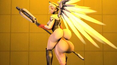 Futa Shemale Overwatch Dancers Booty-Popping Action!