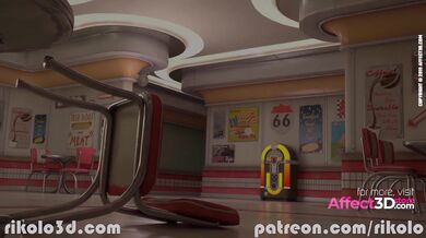 A Delicious Threesome with Two Sexy Futanaris in 3D - Diner for Three by Rikolo