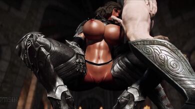 Ebony Beauty Rides Dragon's Cock in Epic Battle of Sexuality