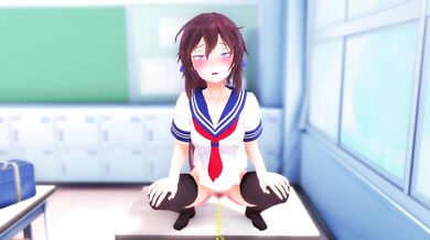 Wet and Messy Panty Seduction at Hikari High School