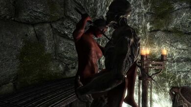 Dark Elf's Forbidden Desire: Ravaged by Undead Monsters in the Dungeon's Depths