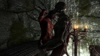 Dark Elf's Forbidden Desire: Ravaged by Undead Monsters in the Dungeon's Depths