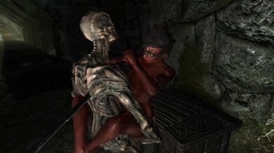 Dark Elf's Forbidden Desire: Ravaged by Undead Monsters in the Dungeon's Depths